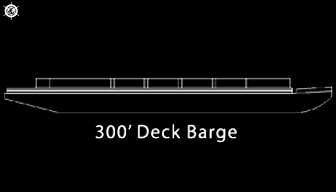 300' Deck Barge