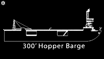 300' Hopper Barge
