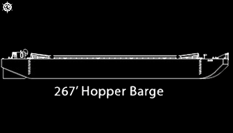 267' Hopper Barge